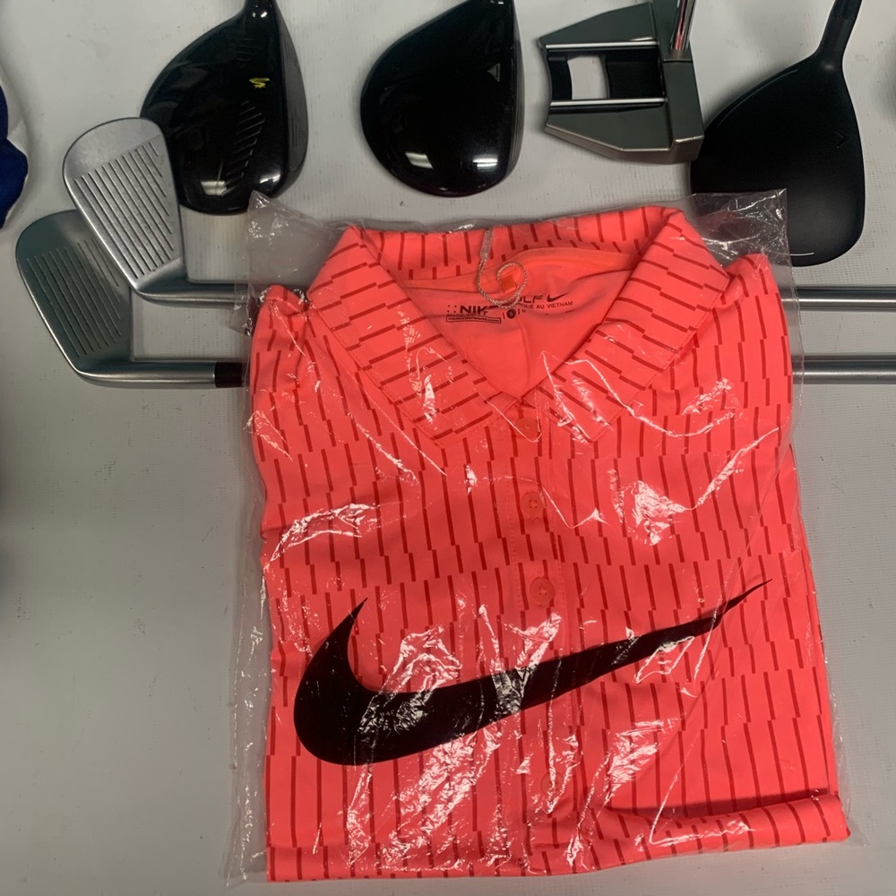 NWT Nike Women’s Hot Pink Golf Icon Dri-Fit Polo